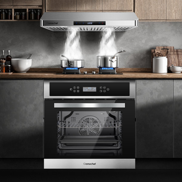 AMZCHEF 24" 2.5 cu. ft Convection Electric Single Wall Oven Wayfair